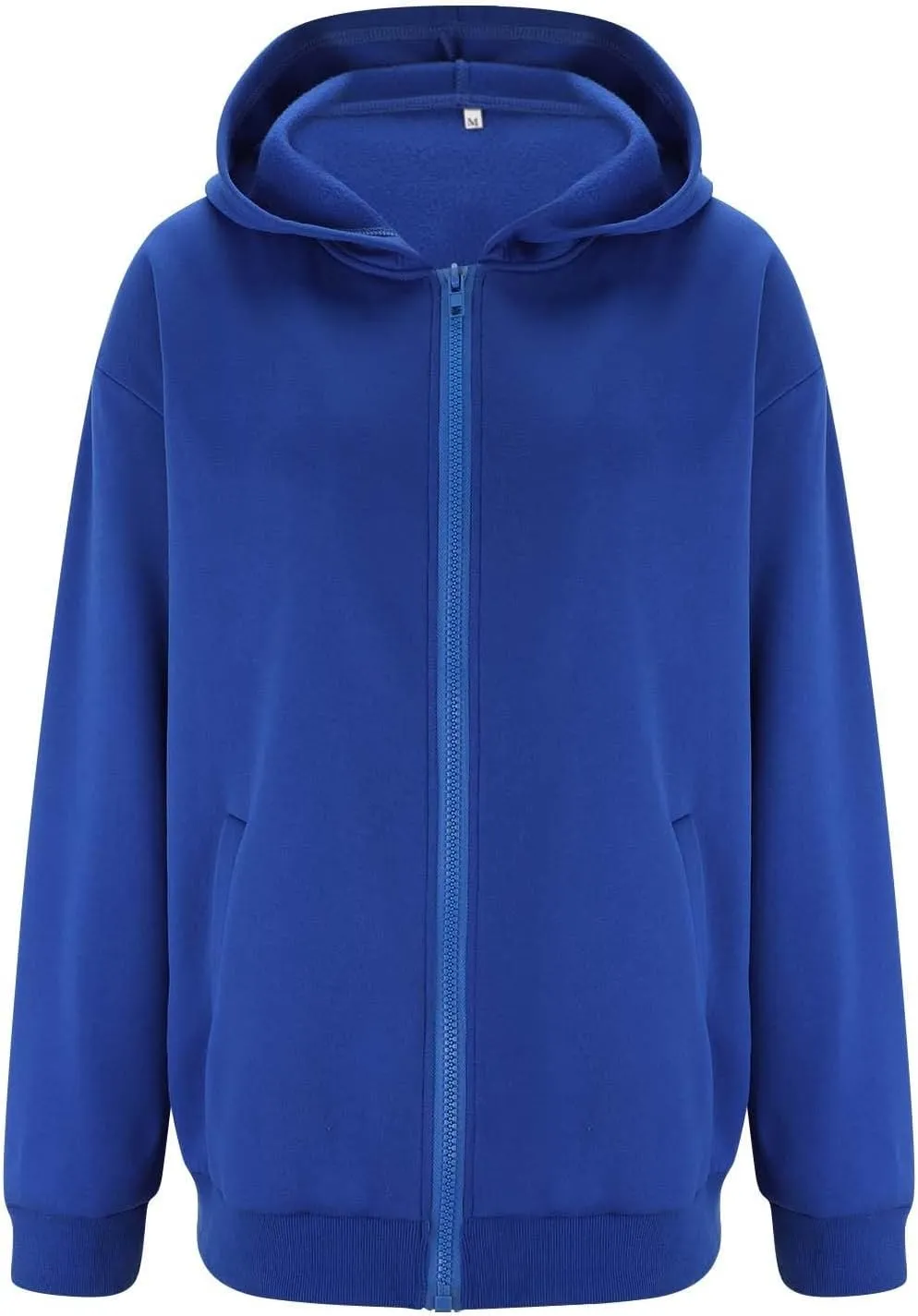 Women's Full Zip Up Hoodie Long Sleeve Hooded Sweatshirts Hoodies Fall Jacket Oversized Sweatshirts with Pockets