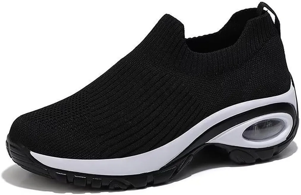 Women's Orthopedic Shoes Cloud Slide Shoes Plantar Fasciitis Shoes Air Cushioned Walking Shoes Road Walking Shoes Running Shoes Memory Foam Outdoor Casual Knit Shoes
