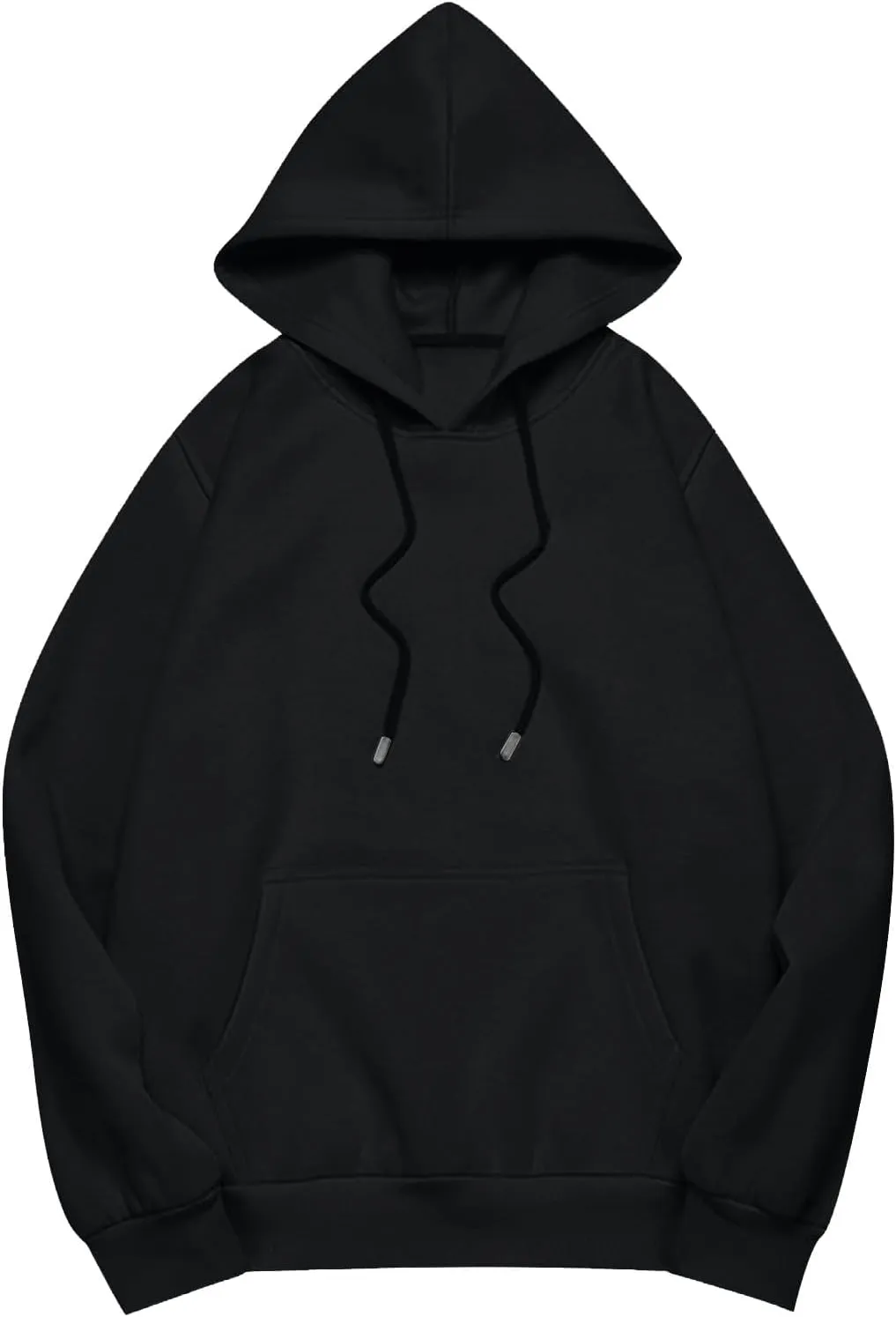 Womens Oversized Hoodies Casual Long Sleeve Sweatshirts Pullover Lightweight Soild Color Drawstring Sweatshirt Tops