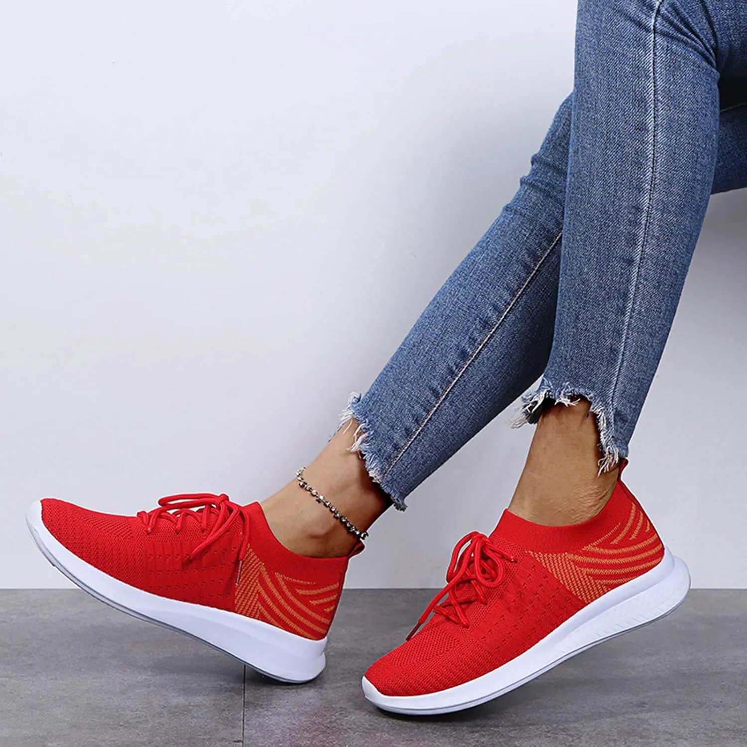 Women's Running Shoes All Black Pull On Sneakers Womens Black Womens Slip On Shoes with Arch Support Washable Womens High Top Sneakers Black Trendy Slip On Sneakers for Women 2023