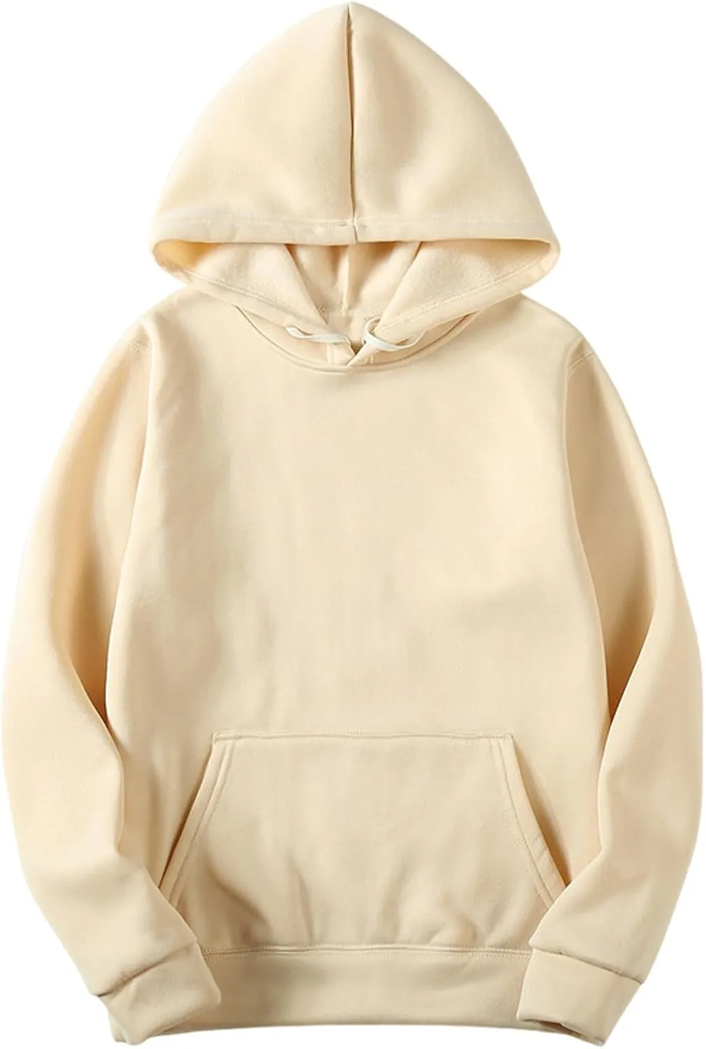 Womens Solid Color Oversized Hoodies Trendy Hooded Sweatshirts Pullover Cute Sweater Tops Teen Girls Clothes 2024
