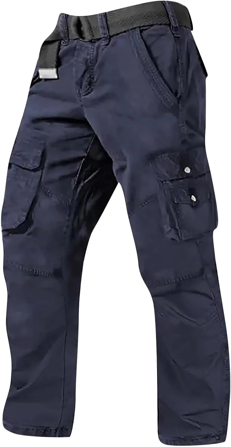 Work Cargo Pants for Men, Trendy Outdoor Summer Lightweight Fit Hiking Pants Men