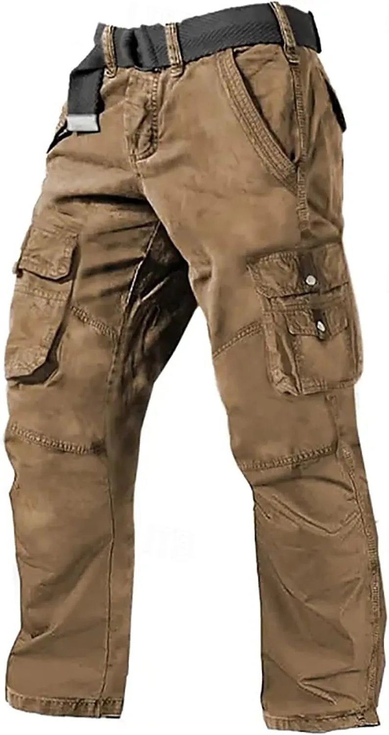 Work Cargo Pants for Men, Trendy Outdoor Summer Lightweight Fit Hiking Pants Men