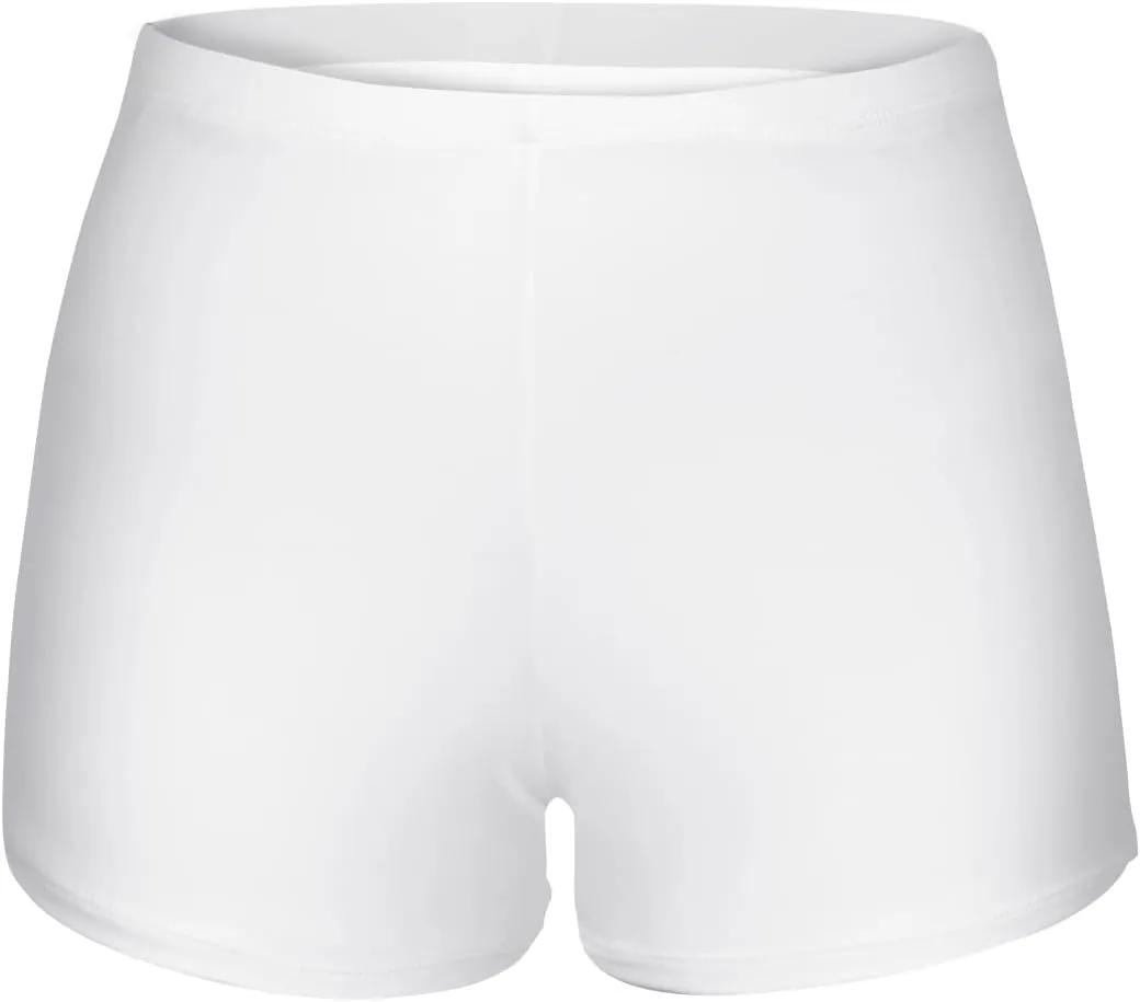 Yonique Womens Swim Shorts Solid Tankini Bottoms Swimsuit Bottoms(Available in Plus)