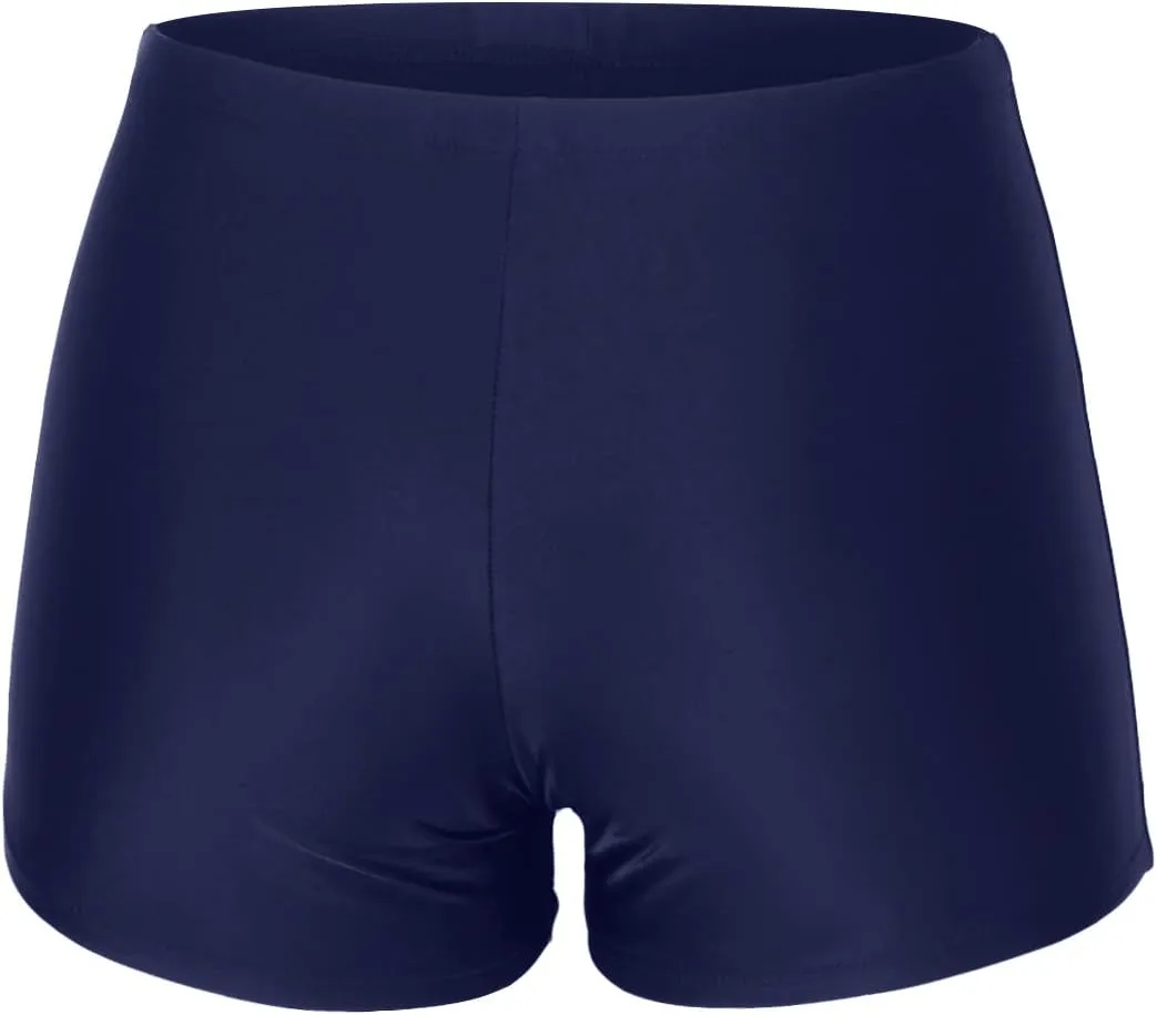Yonique Womens Swim Shorts Solid Tankini Bottoms Swimsuit Bottoms(Available in Plus)