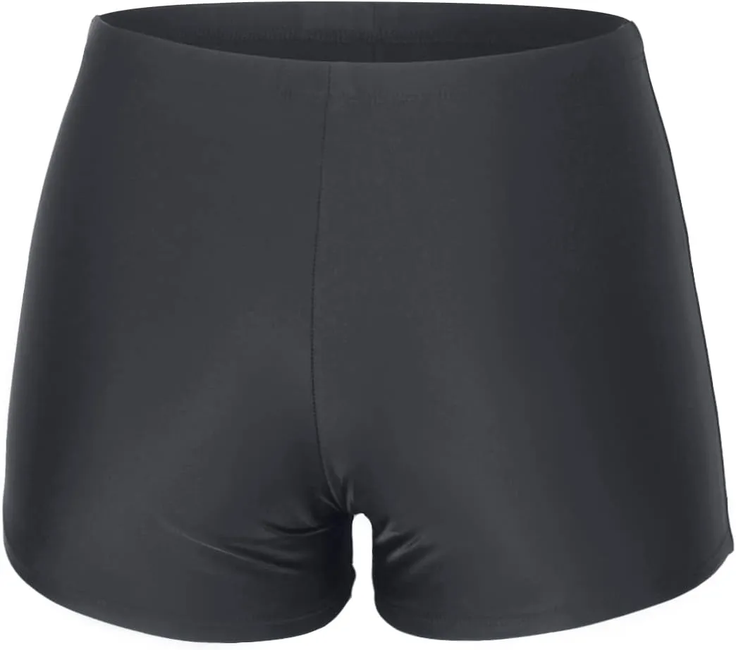 Yonique Womens Swim Shorts Solid Tankini Bottoms Swimsuit Bottoms(Available in Plus)