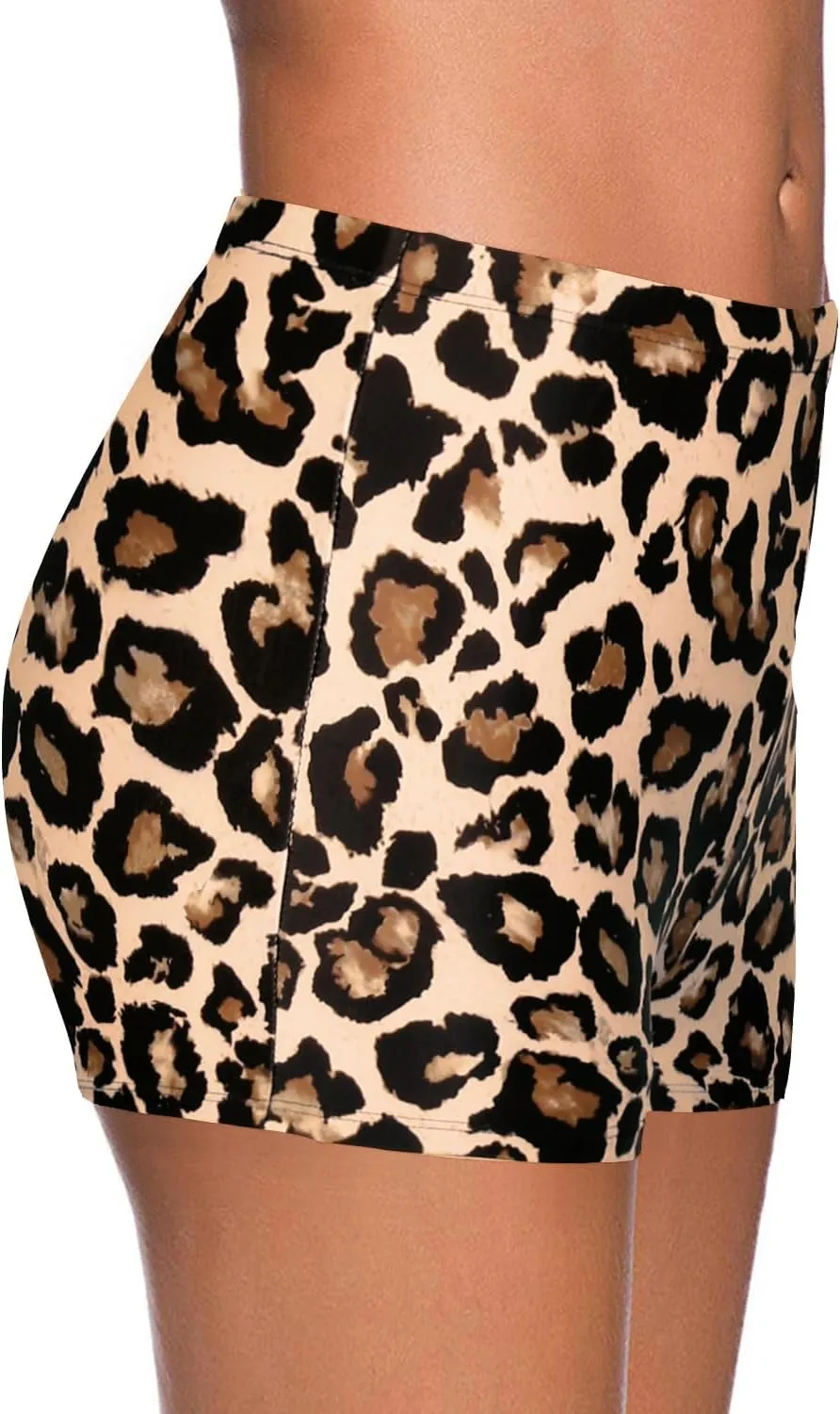 Yonique Womens Swim Shorts Solid Tankini Bottoms Swimsuit Bottoms(Available in Plus)
